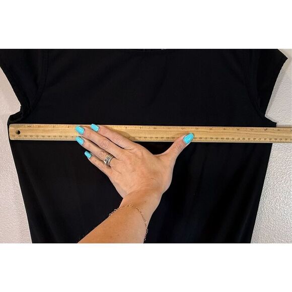 NWOT Albion Cap Sleeve Black Jumpsuit Romper Women's Small - Picture 13 of 16